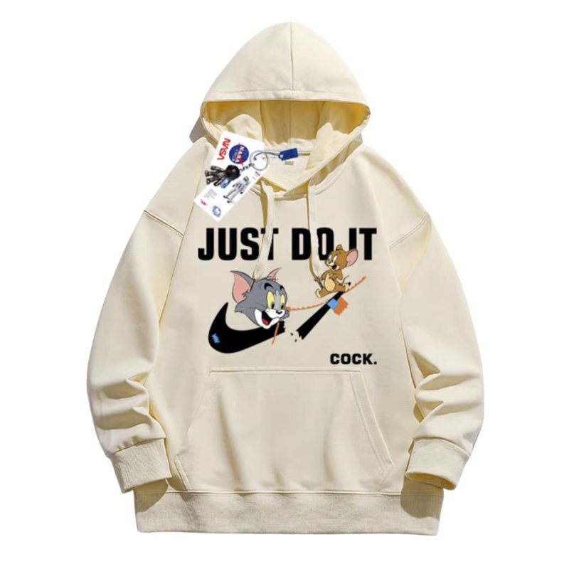 画像3: Nasa Tom & Jerry Broken Swoosh print Sweat Hoodie ユニセックス 男女兼用 ナサ トムとジェリー トム＆ジェリー ブロークンスウッシュ プリント スウェット パーカー トレーナー  (3)