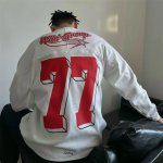 画像5: Unisex American basketball uniform Long Sleeve Tshirts  ユニセック男女兼用アメリカンバスケットボールユニフォームロンT 長袖Tシャツ     (5)