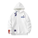 画像2: NASA x Seated sitting Astronaut Hoodie sweatshirt ユニセックス 男女兼用 NASA× シッティング 宇宙飛行士 スウェット パーカートレーナー  (2)