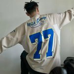 画像6: Unisex American basketball uniform Long Sleeve Tshirts  ユニセック男女兼用アメリカンバスケットボールユニフォームロンT 長袖Tシャツ     (6)