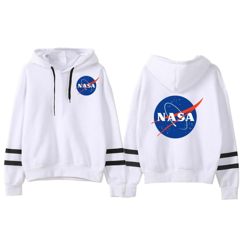 画像3: NASA x 2-Sleeve Line Hoodie sweatshirt ユニセックス 男女兼用 NASAナサ×スリーブ2本入りプリントフーディスウェット パーカー (3)