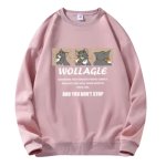 画像1: NASA x Tom and Jerry Box Tom PrintT Sweat Shirts Pullover ユニセックス 男女兼用 NASA ナサ ×トムとジェリー トム＆ジェリー トムボックス プリント スウェット トレーナー (1)