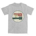 画像4: Peanuts - Woodstock 1969 Snoopy  PrintT shirt　 ユニセックス男女兼用スヌーピーピーナッツ＆ウッドストックリント半袖 Tシャツ (4)