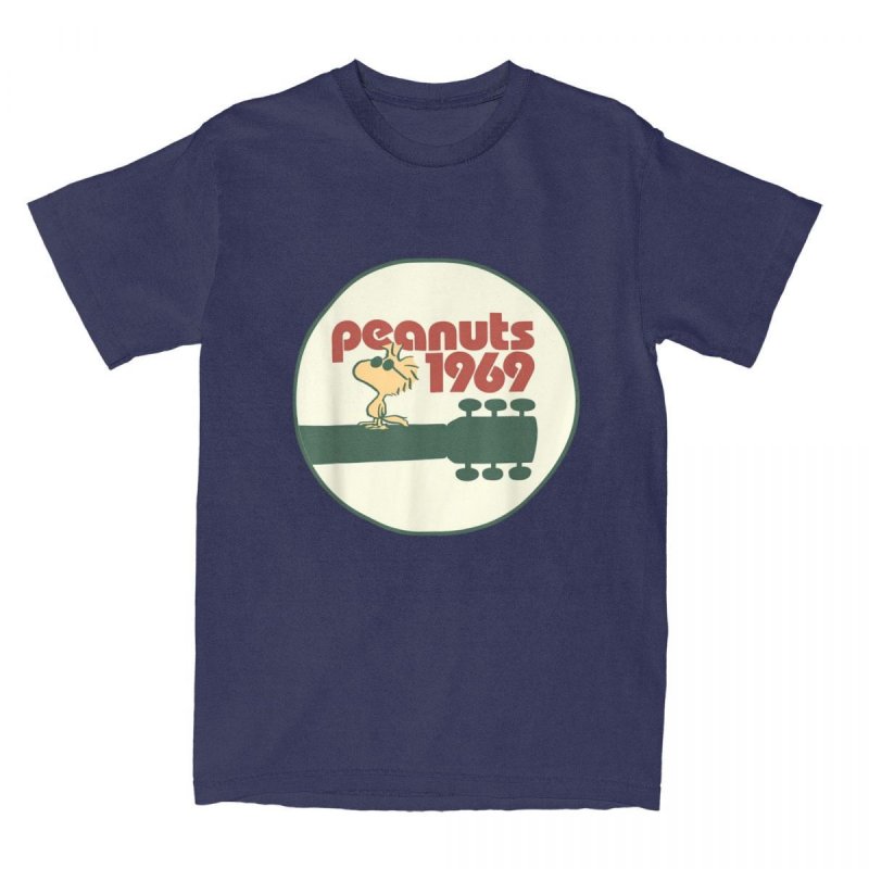画像7: Peanuts - Woodstock 1969 Snoopy  PrintT shirt　 ユニセックス男女兼用スヌーピーピーナッツ＆ウッドストックリント半袖 Tシャツ (7)