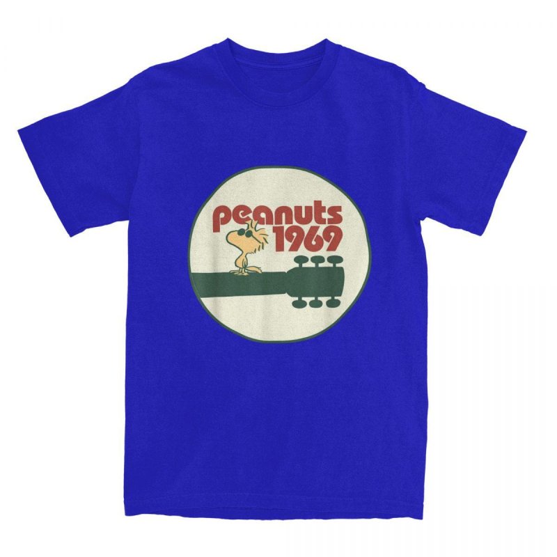 画像6: Peanuts - Woodstock 1969 Snoopy  PrintT shirt　 ユニセックス男女兼用スヌーピーピーナッツ＆ウッドストックリント半袖 Tシャツ (6)