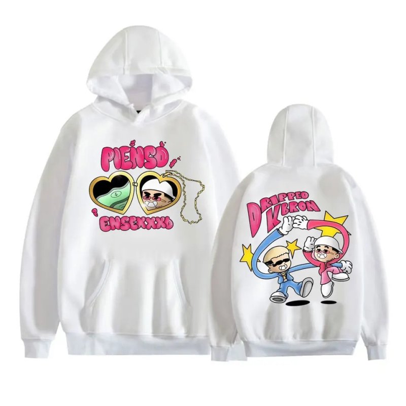 画像2: Hip Hop Boy Print  Hoodie sweatshirt ユニセックス 男女兼用 ヒップホップボーイプリント フーディ スウェット パーカー (2)