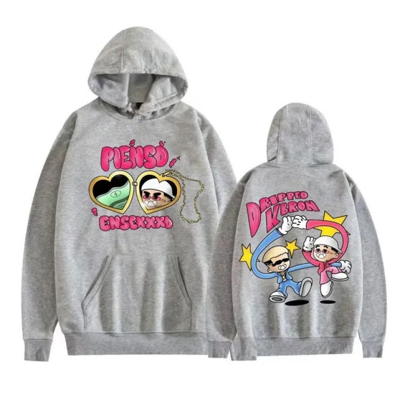 画像6: Hip Hop Boy Print  Hoodie sweatshirt ユニセックス 男女兼用 ヒップホップボーイプリント フーディ スウェット パーカー (6)