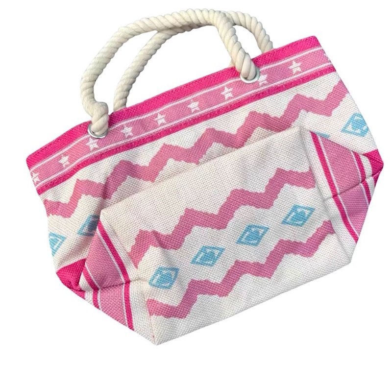 画像4: Snoopy mini tote bag　スヌーピーミニトートハンドバッグ (4)