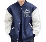 画像2: triumphal arch embroidered stadium jacket　ユニセックス 男女兼用凱旋門刺繍スタジャンスタジアムジャンパー  MA-1 ボンバー ジャケット ブルゾン (2)