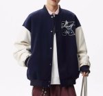 画像4: triumphal arch embroidered stadium jacket　ユニセックス 男女兼用凱旋門刺繍スタジャンスタジアムジャンパー  MA-1 ボンバー ジャケット ブルゾン (4)