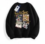 画像2: NASA x Box Lovely Tom and Jerry Sweatshirt Pullover ユニセックス 男女兼用 NASA×ボックスラブリートムとジェリースウェットプリント スウェット トレーナー (2)