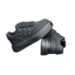 画像5: Quilted leather platform lace-up sneakers　  男女兼用ユニセックス レザーキルティング厚底プラットフォームレースアップスニーカー (5)
