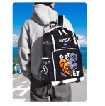 画像3: NASA x Half & Half kaws Backpack shoulder bag ユニセックス男女兼用 ナサ ×ハーフ&ハーフカウズ バックパックリュック バッグ (3)