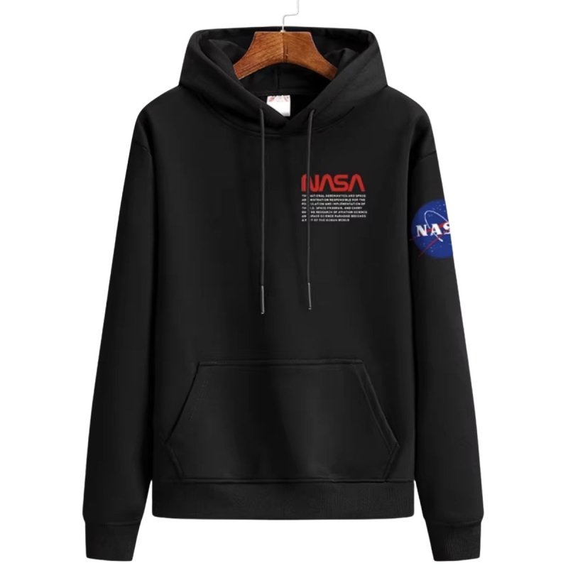 画像3: Unisex astronaut nasa co-branded men and women hooded pullover sweat shirts ユニセックス 男女兼用 ナサ NASAフディープルオーバー スウェットトレーナー (3)