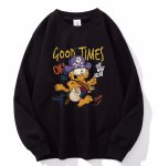 画像2: pirate garfield sweatshirt Pullover ユニセックス 男女兼用 パイレーツ海賊ガーフィールドプリントスウェット トレーナー (2)