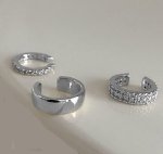 画像8: Diamond ear cuff cartilage clip Earrings　ダイヤモンド付きイヤーカフ軟骨クリップ (8)