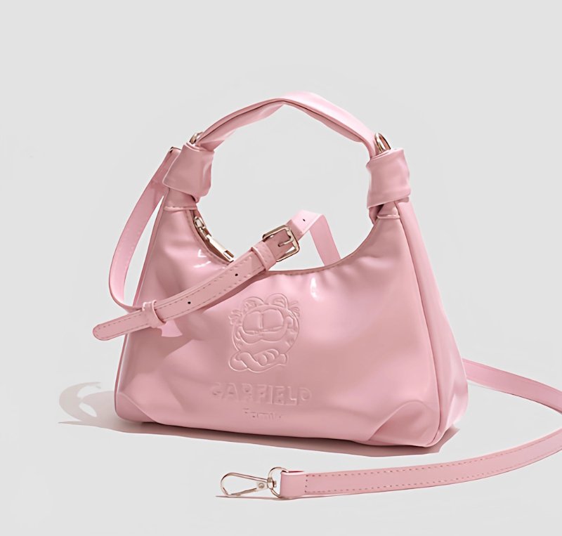 画像4: Garfield enamel tote shoulder bag　ガーフィールドエナメルレザートートショルダーバッグ (4)