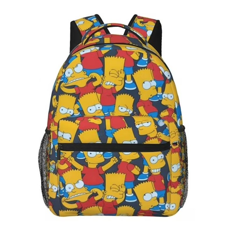 画像2: The Simpsons Family Backpack Bag　シンプソンズファミリープリントバックパックリュックバッグ (2)