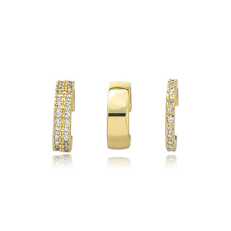 画像3: Diamond ear cuff cartilage clip Earrings　ダイヤモンド付きイヤーカフ軟骨クリップ (3)