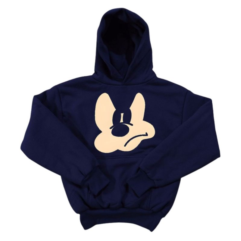 画像1: Ugly Mickey Mouse Hoodie Pullover ユニセックス 男女兼用 アグリーミッキーマウスプリントフーディスウェット トレーナー (1)