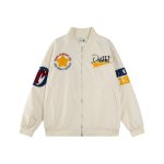 画像5: Star embroidered American MA-1 stadium jacket  Jumper　ユニセックス 男女兼用スター刺繍アメリカンMA-1スタジャンスタジアムジャンパー  MA-1 ボンバー ジャケット ブルゾン (5)