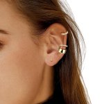 画像1: Diamond ear cuff cartilage clip Earrings　ダイヤモンド付きイヤーカフ軟骨クリップ (1)