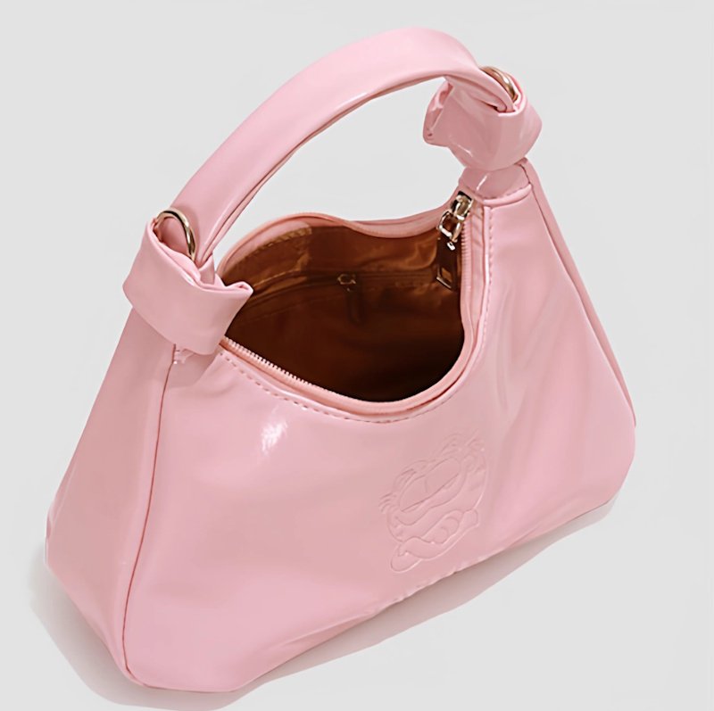 画像3: Garfield enamel tote shoulder bag　ガーフィールドエナメルレザートートショルダーバッグ (3)