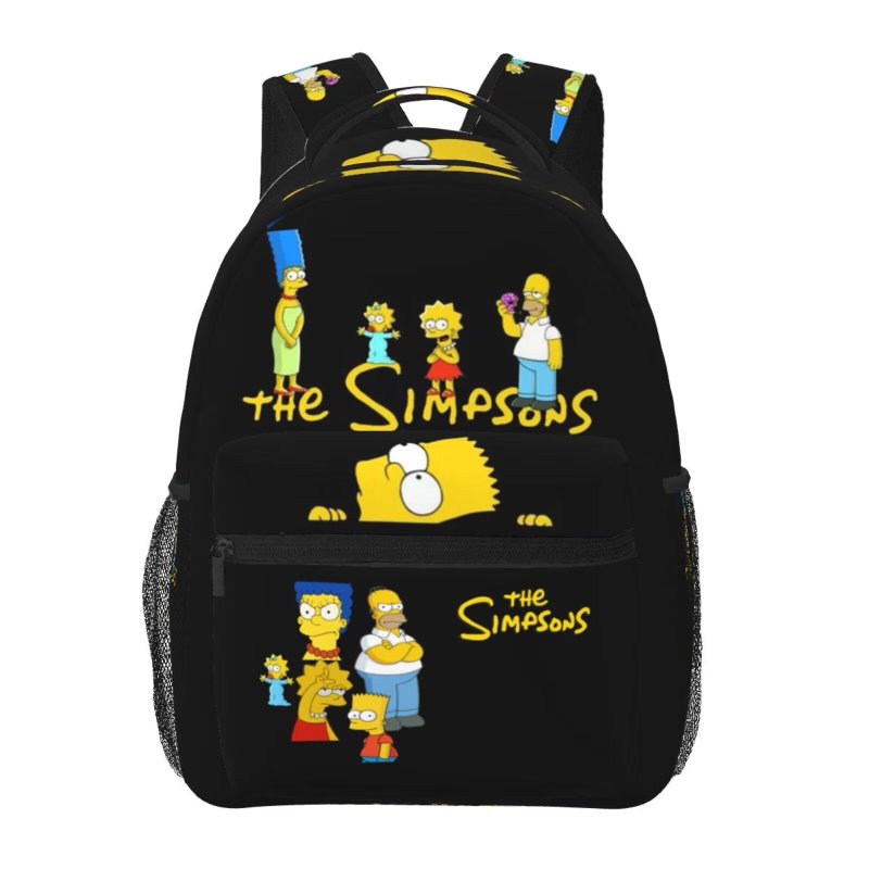 画像1: The Simpsons Family Backpack Bag　シンプソンズファミリープリントバックパックリュックバッグ (1)
