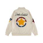 画像3: Star embroidered American MA-1 stadium jacket  Jumper　ユニセックス 男女兼用スター刺繍アメリカンMA-1スタジャンスタジアムジャンパー  MA-1 ボンバー ジャケット ブルゾン (3)