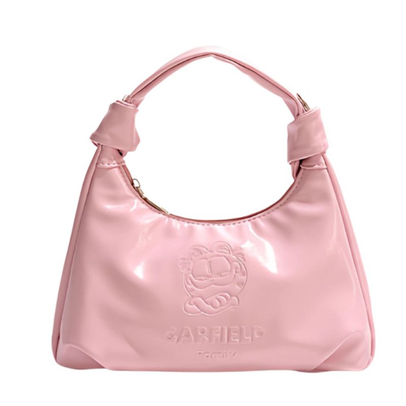 画像1: Garfield enamel tote shoulder bag　ガーフィールドエナメルレザートートショルダーバッグ (1)