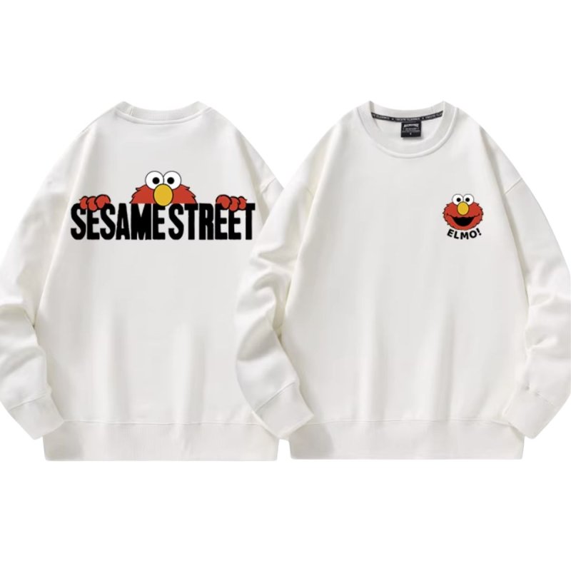 画像5: Unisex Sesame Street Basic One Point Sweatshirt　ユニセックス 男女兼用セサミストリート ベーシックワンポイントスウェット (5)