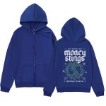 画像1: 26SS Unisex Monkey Sturgis Retro Print Hoodie　ユニセックス 男女兼用monkey sturgisロゴ ジップアップレトロプリントフーディスウェット (1)
