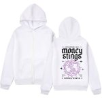 画像4: 26SS Unisex Monkey Sturgis Retro Print Hoodie　ユニセックス 男女兼用monkey sturgisロゴ ジップアップレトロプリントフーディスウェット (4)