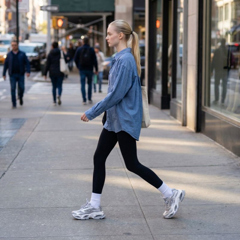 画像5: 26SS Women's Fleece lining High-Waist Legging Pants 接触温感 裏ラムスキンフリース骨盤矯正 着圧レギンス 裏起毛 フリース ハイウエスト レギンス パンツ (5)