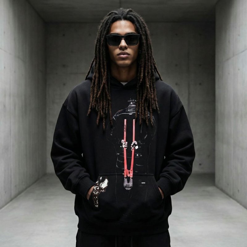 画像6: 26SS Over Size Travis Scott character print hoodie   オーバーサイズ ユニセックス 男女兼用 トラヴィス・スコット キャラクター プリント フーディ パーカー (6)