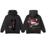 画像5: 26SS Over Size Travis Scott character print hoodie   オーバーサイズ ユニセックス 男女兼用 トラヴィス・スコット キャラクター プリント フーディ パーカー (5)
