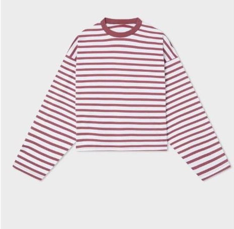 画像4: Unisex Scuffers striped long-sleeved T-shirt  Scuffersボーダー長袖ラウンドネックTシャツ ユニセックス 男女兼用  (4)