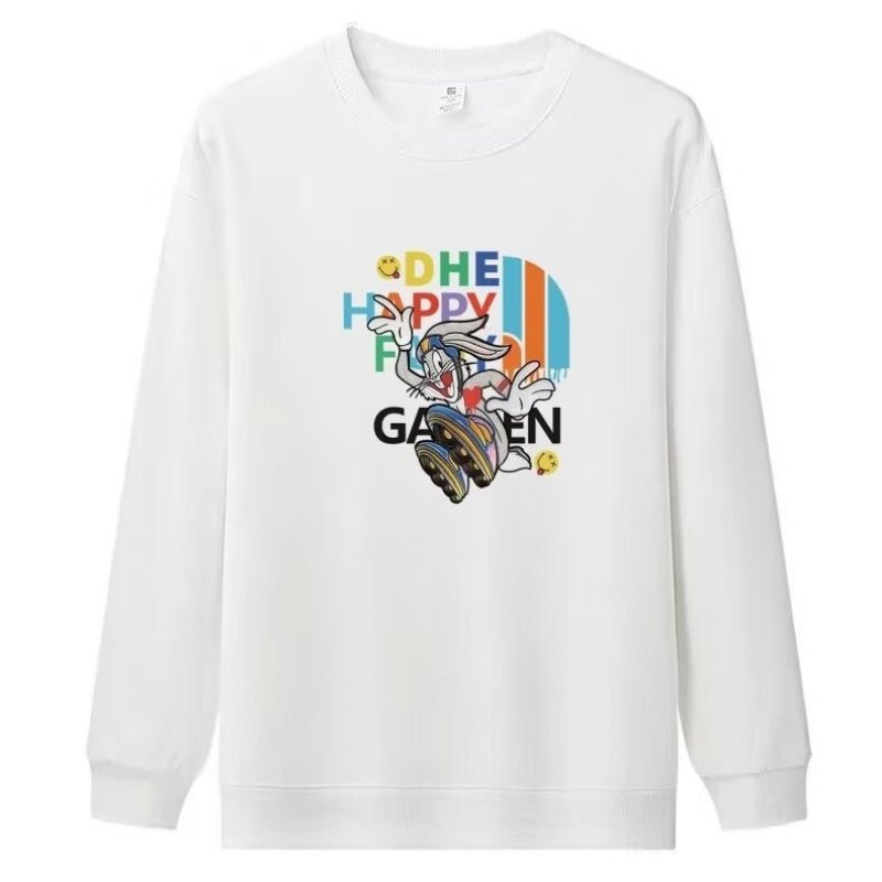 画像1: Unisex Bugs Bunny & SmileSweatshirt　ユニセックス 男女兼用バッグズバニー&スマイルスウェット (1)