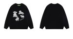 画像4: Unisex Puppy knitted round neck sweater　ユニセックス 男女兼用 パピー子犬編み込み  プルオーバー ウール セーター (4)