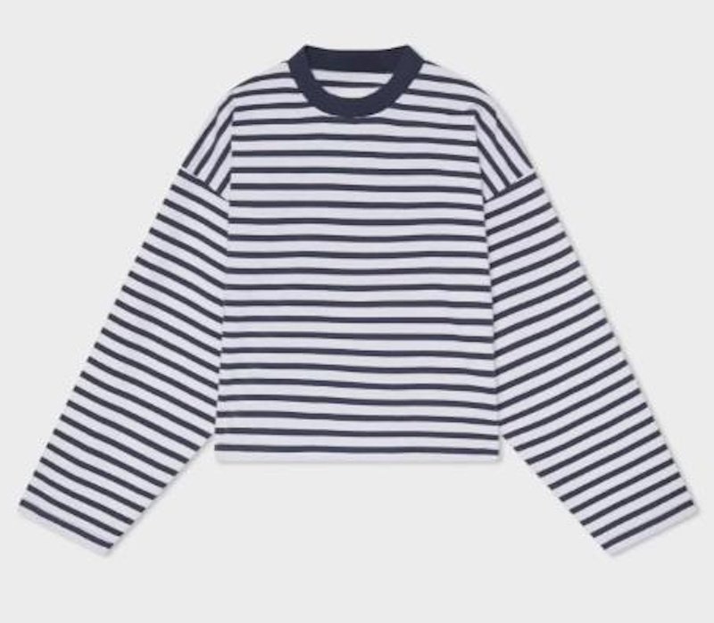 画像3: Unisex Scuffers striped long-sleeved T-shirt  Scuffersボーダー長袖ラウンドネックTシャツ ユニセックス 男女兼用  (3)