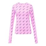 画像1: Bishojo Logo Long Sleeve Slim Fit T-shirt  美少女 ロゴ スリムフィット ロングスリーブ トップス (1)