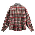 画像3: Denim & Check Patchwork Denim Jacket 　ユニセックス 男女兼用デニム&チェックパッチワークGジャン ブルゾンジャケット (3)