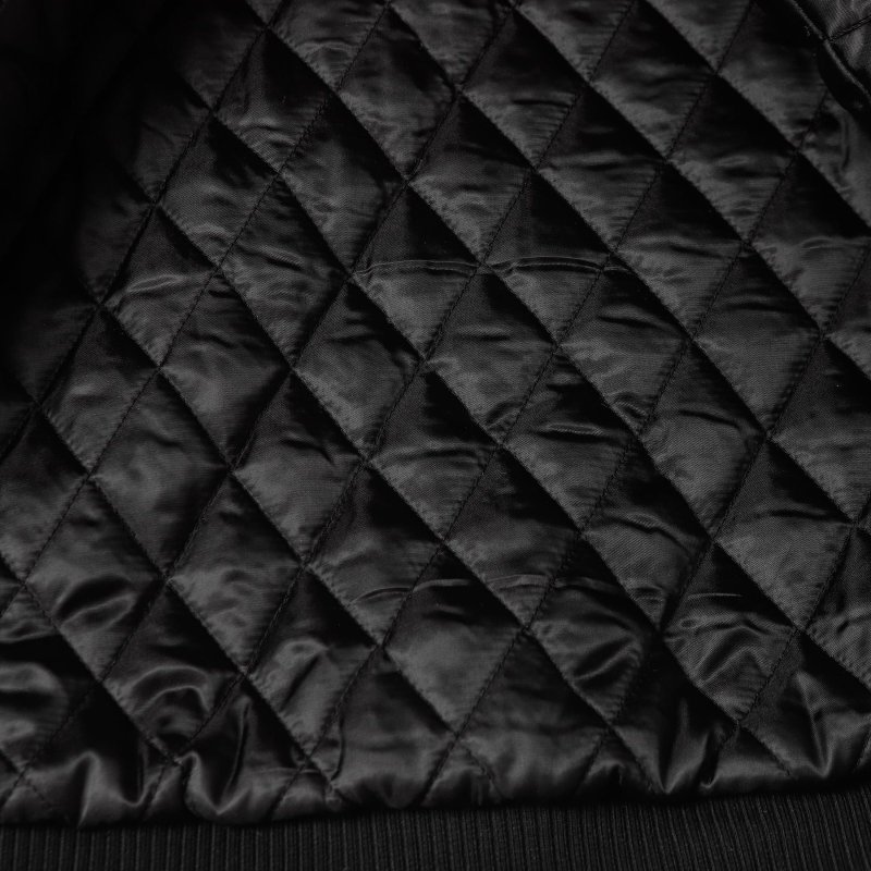 画像5: Astro Boy Embroidered Sleeve Leather Stadium Jacket Jumper　ユニセックス 男女兼用 ストトロボーイアトム刺繍レザースリーブスタジャンスタジアムジャンパー  MA-1 ボンバー ジャケット ブルゾン (5)