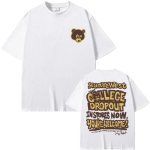 画像4: Unisex Kanye West College Bear PrintShort Sleeve T-Shirt　カレッジベアプリント半袖ラウンドネックTシャツ ユニセックス 男女兼用  (4)