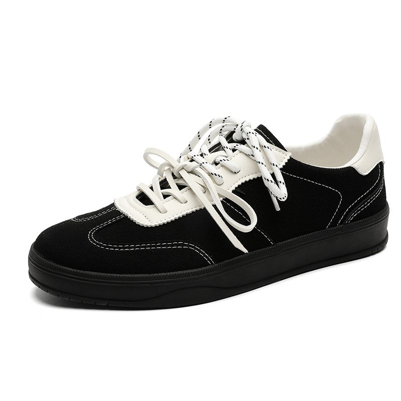 画像4: Unisex Leather platform basic sneakers casual shoes　 ユニセックス男女兼用ベーシック厚底レザーレースアップスニーカーカジュアルシューズ (4)