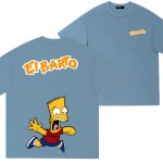画像5: Unisex Surprise Bart Simpson Print Short Sleeve T-Shirt　サプライズバードシンプソン半袖ラウンドネックTシャツ ユニセックス 男女兼用  (5)