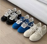 画像8: Unisex Leather platform basic sneakers casual shoes　 ユニセックス男女兼用ベーシック厚底レザーレースアップスニーカーカジュアルシューズ (8)