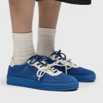 画像5: Unisex Leather platform basic sneakers casual shoes　 ユニセックス男女兼用ベーシック厚底レザーレースアップスニーカーカジュアルシューズ (5)