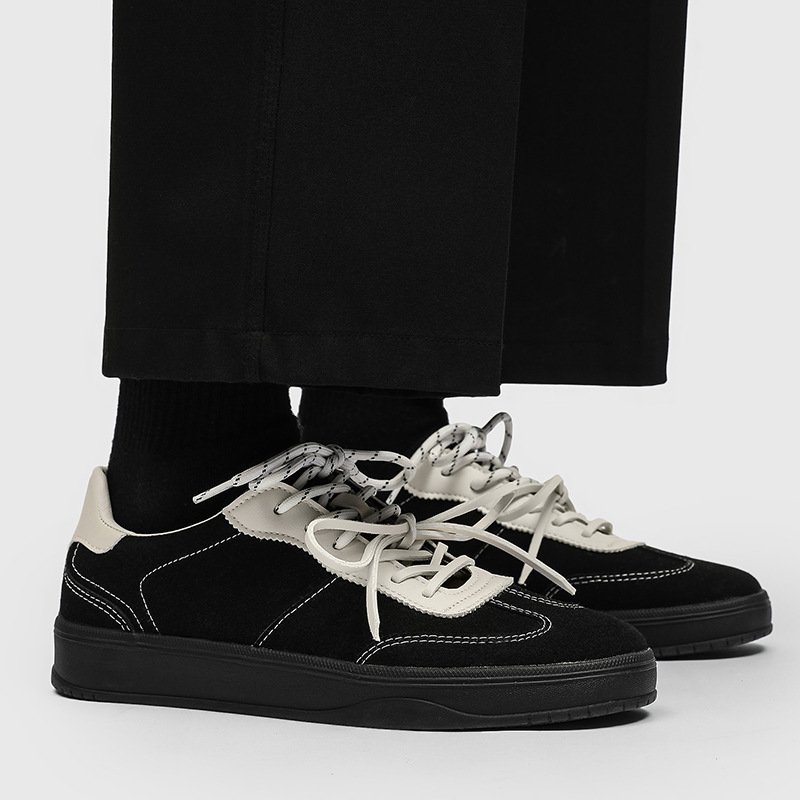 画像6: Unisex Leather platform basic sneakers casual shoes　 ユニセックス男女兼用ベーシック厚底レザーレースアップスニーカーカジュアルシューズ (6)