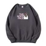 画像4: NOPE Half Face Cat Print Sweat shirts ユニセックス男女兼用 ノープランハーフキャット猫プリント スウェット トレーナー (4)